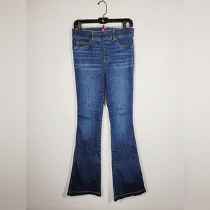SPANX Classic Blue Flared Women Jeans, Size Small